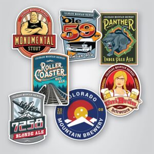Colorado Mountain Brewery- Sticker 7 Pack