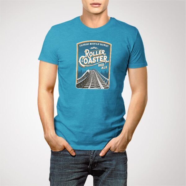 Roller Coaster Red Ale™ Logo T-Shirt - Image 3
