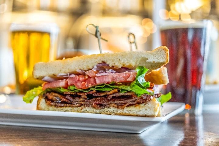 Bourbon Glazed BLT