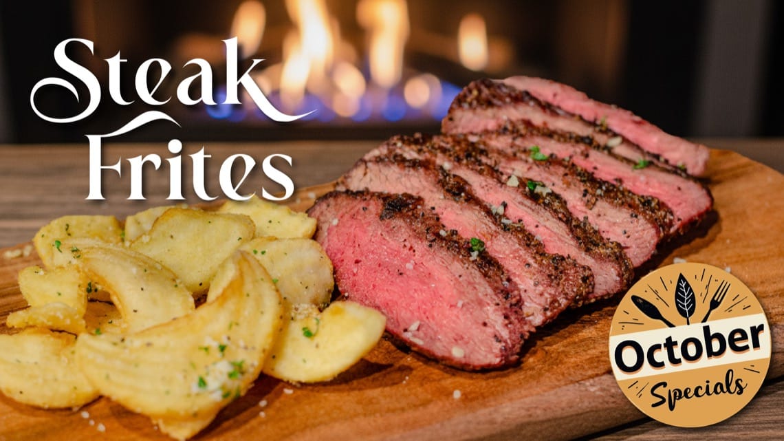 Colorado Mountain Brewery October Special: Steak Frites