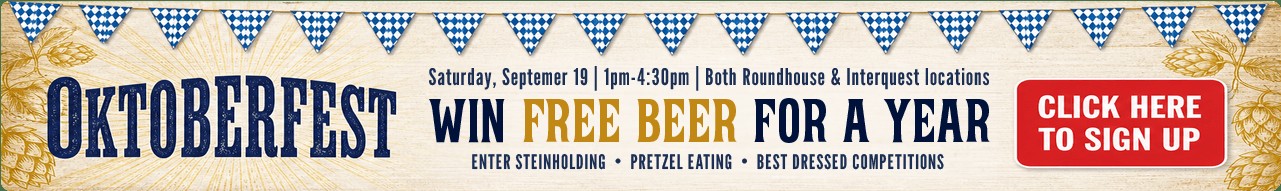Oktoberfest - Win Free Beer for a Year - Click here to sign up
